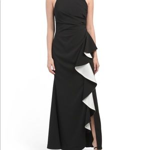 Carmen Marc Volvo black gown